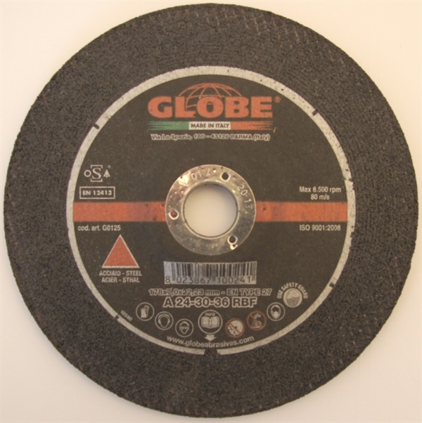 Disco abrasivo Globe 180 x 7,0 R