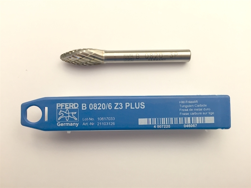 Fresa Pferd B 0820/6 Z3 PLUS